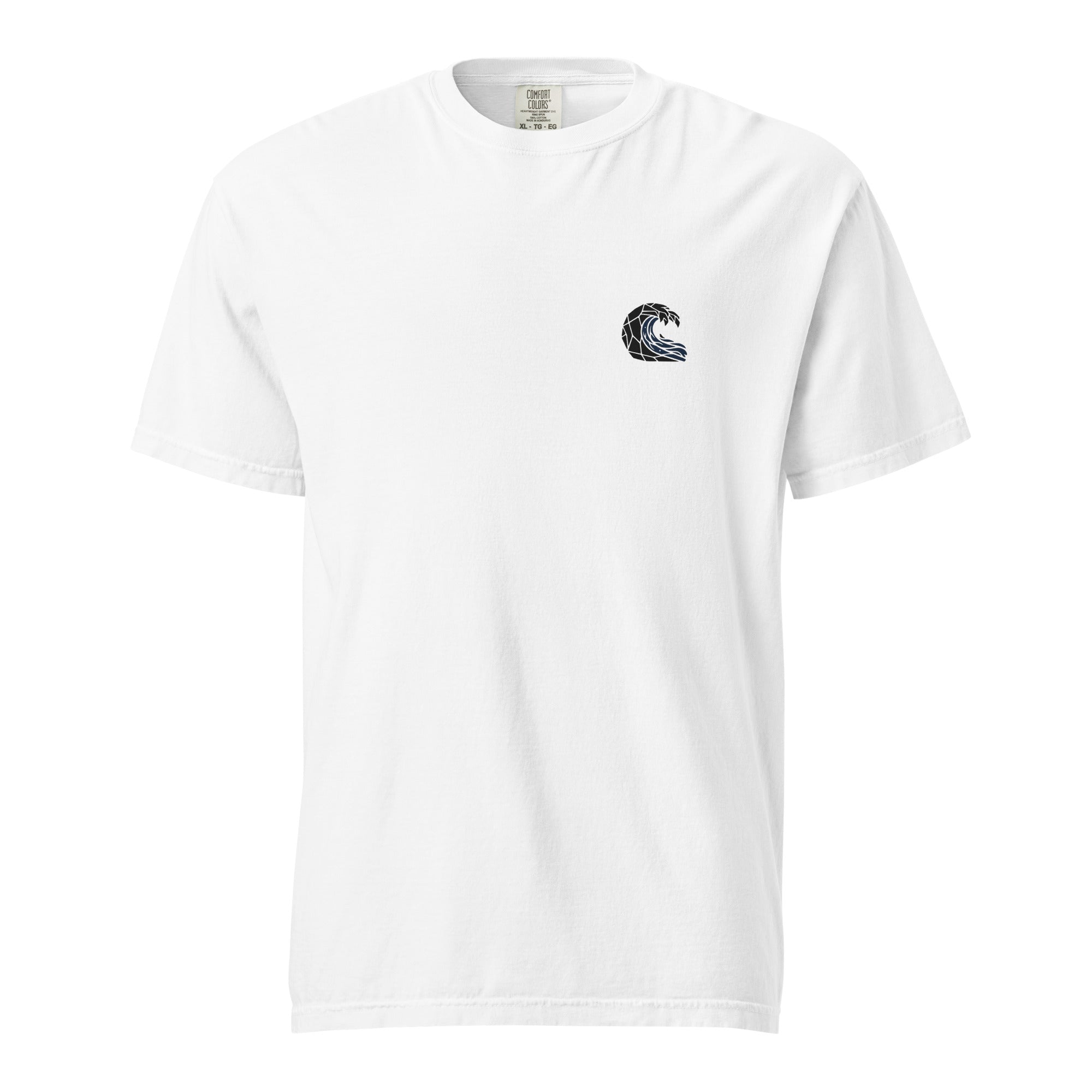 T-shirt unisexe coton premium - Obsid Studio logo - vue de face Blanc